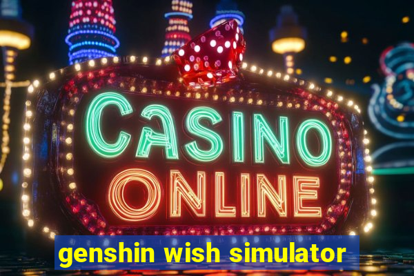 genshin wish simulator