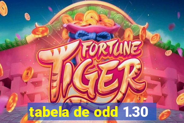 tabela de odd 1.30