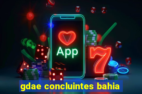 gdae concluintes bahia