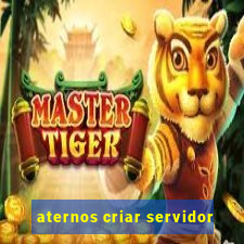 aternos criar servidor