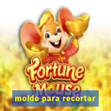 molde para recortar