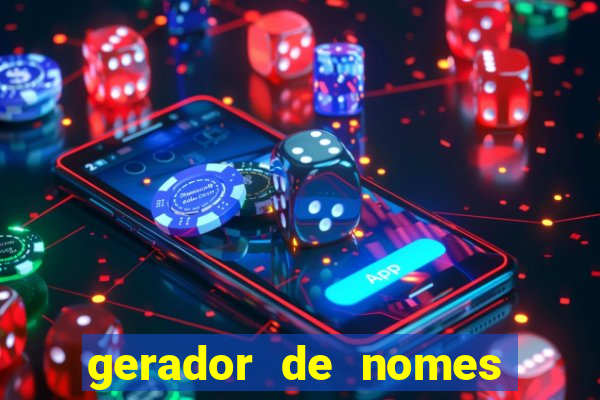 gerador de nomes para jogos