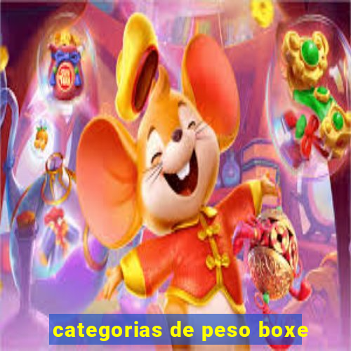 categorias de peso boxe