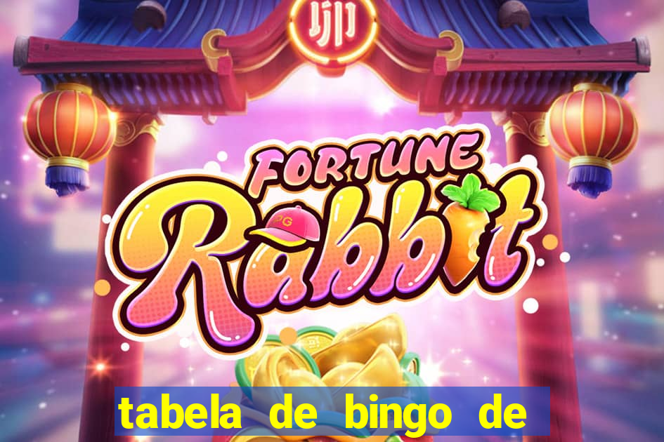 tabela de bingo de 1 a 100