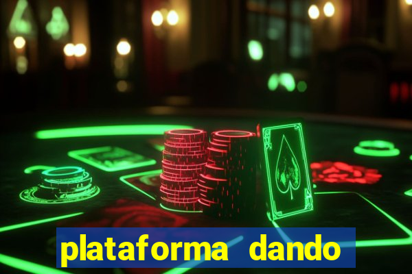 plataforma dando bonus de cadastro