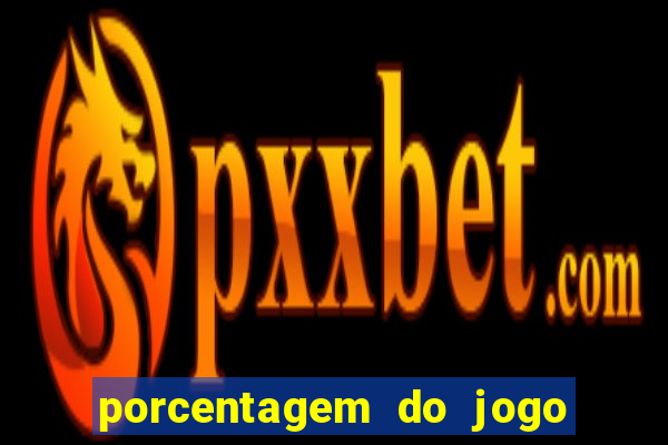 porcentagem do jogo fortune tiger