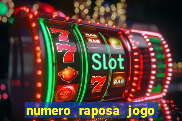 numero raposa jogo do bicho